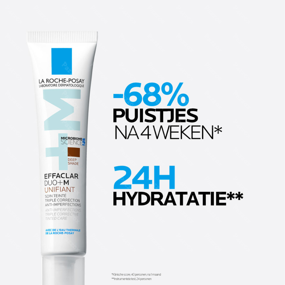 La Roche-Posay Effaclar DUO +M Unifiant Deep Dagcrème 40ml