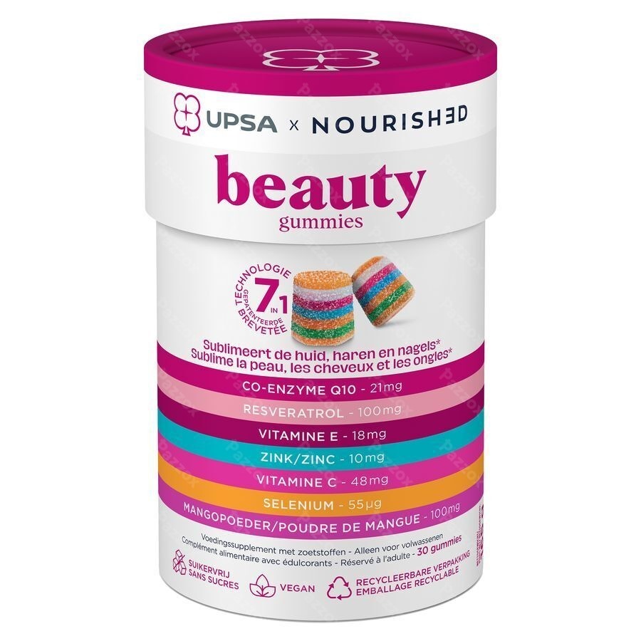 Upsa Nourished Beauty Gummies 30