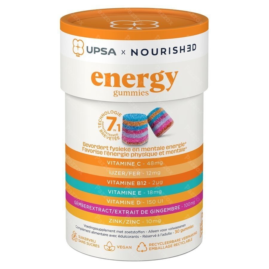 Upsa Nourished Energy 30 Gommes