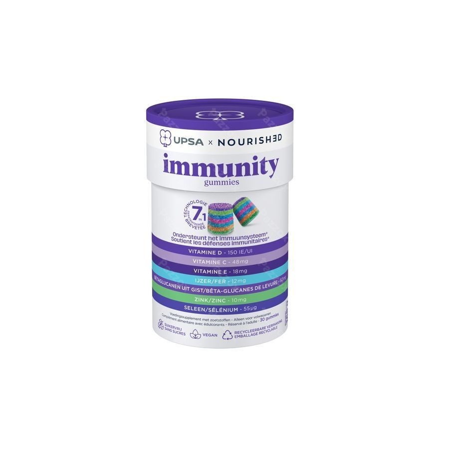 Upsa Nourished Immunity Gummies 30