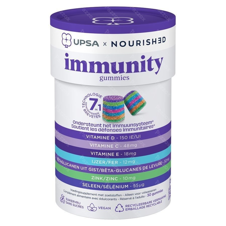 Upsa Nourished Immunity Gummies 30