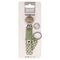 Bibs Attache Sucette Braided Sage&ivory