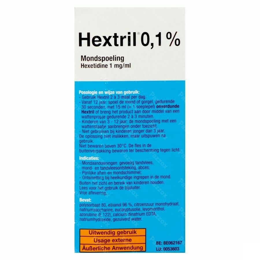 Hextril 0,1% Mondspoeling 200ml