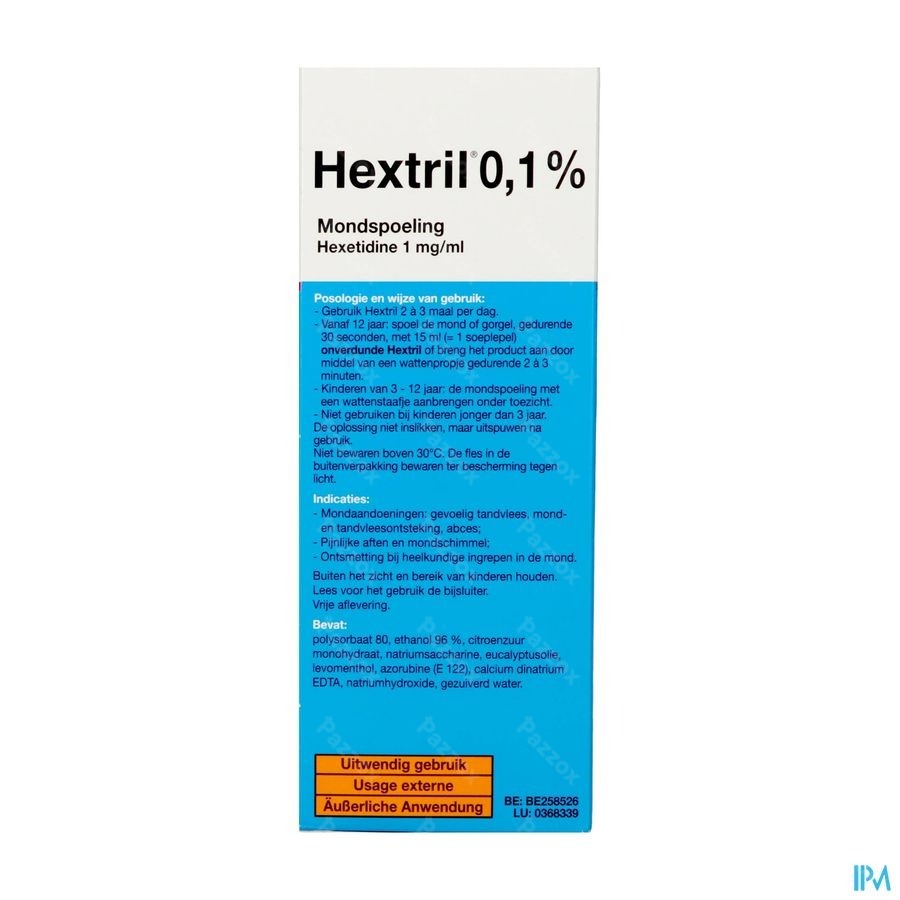 Hextril 0,1% Mondspoeling 400ml
