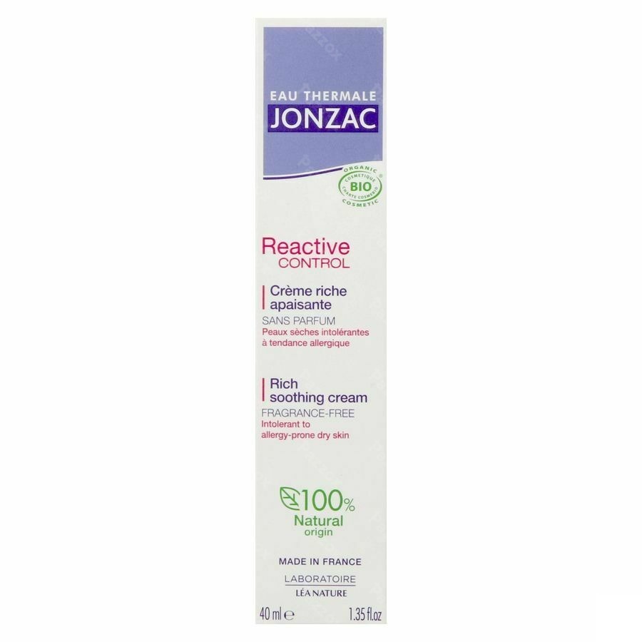 Jonzac Reactive Control Creme Riche 40ml