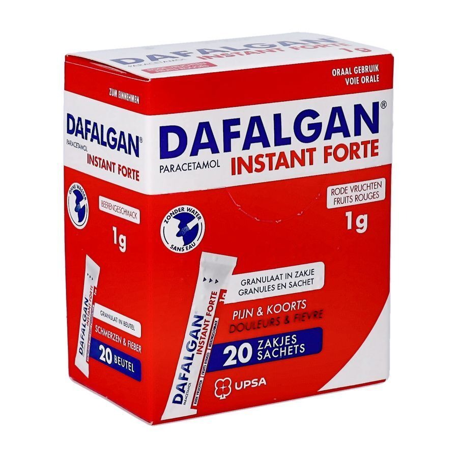 Dafalgan Instant Forte Fruits R. 1g Gran Sach 20