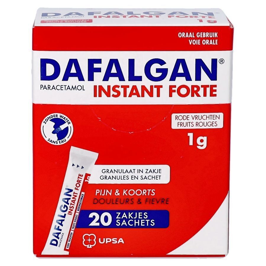 Dafalgan Instant Forte Fruits R. 1g Gran Sach 20
