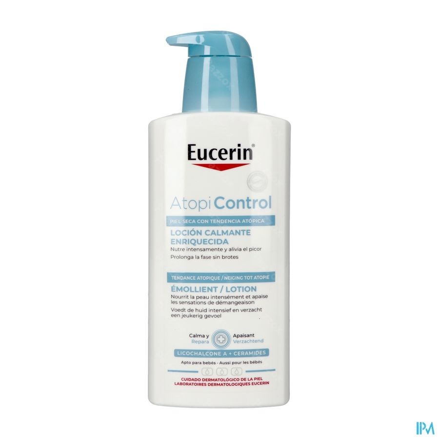 Eucerin AtopiControl Émollient Peau Sèche à tendance Atopique avec pompe 400ml