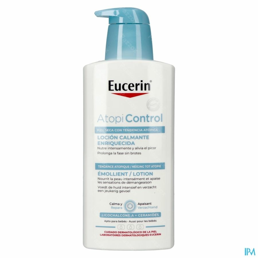 Eucerin AtopiControl Émollient Peau Sèche à tendance Atopique avec pompe 400ml