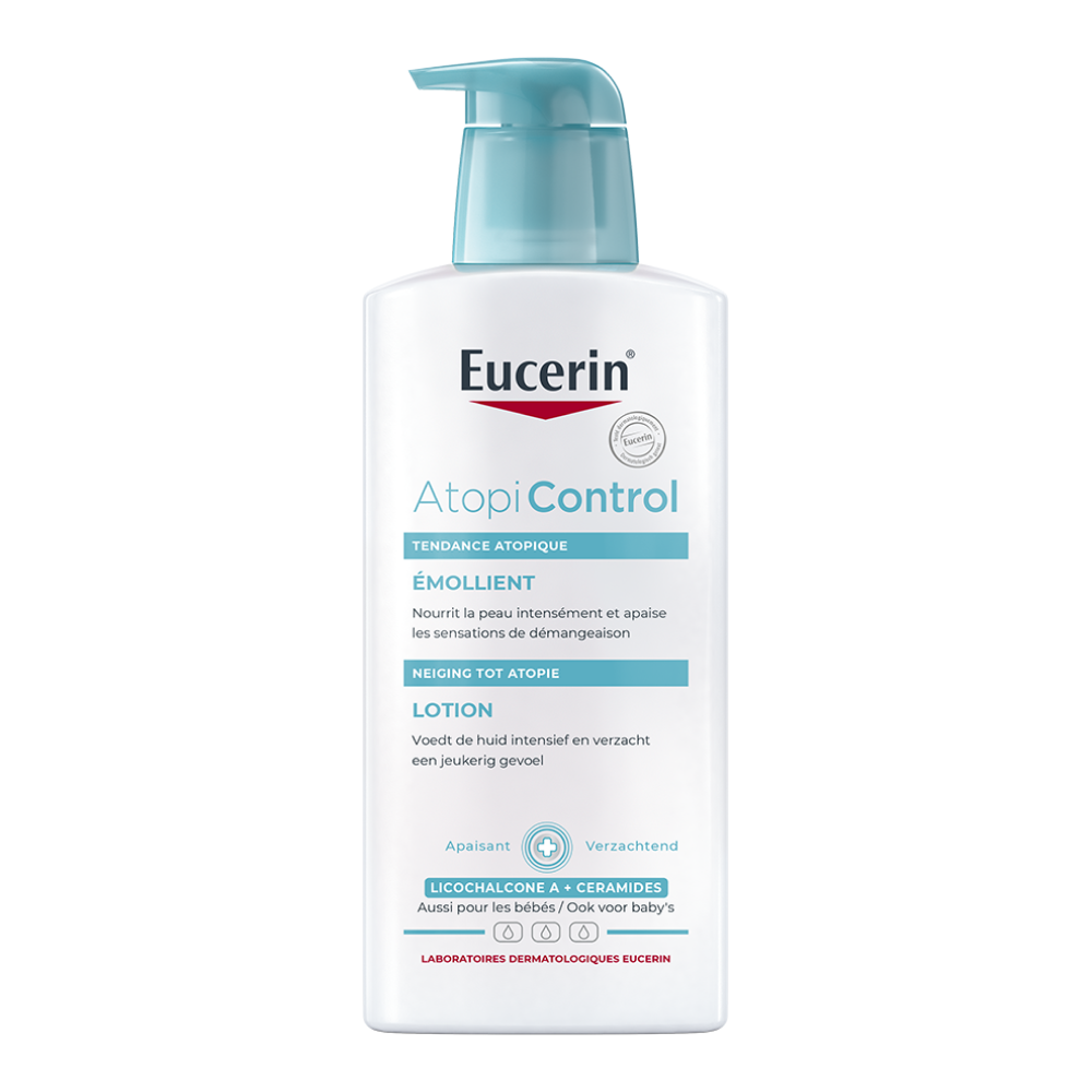 Eucerin AtopiControl Émollient Peau Sèche à tendance Atopique avec pompe 400ml
