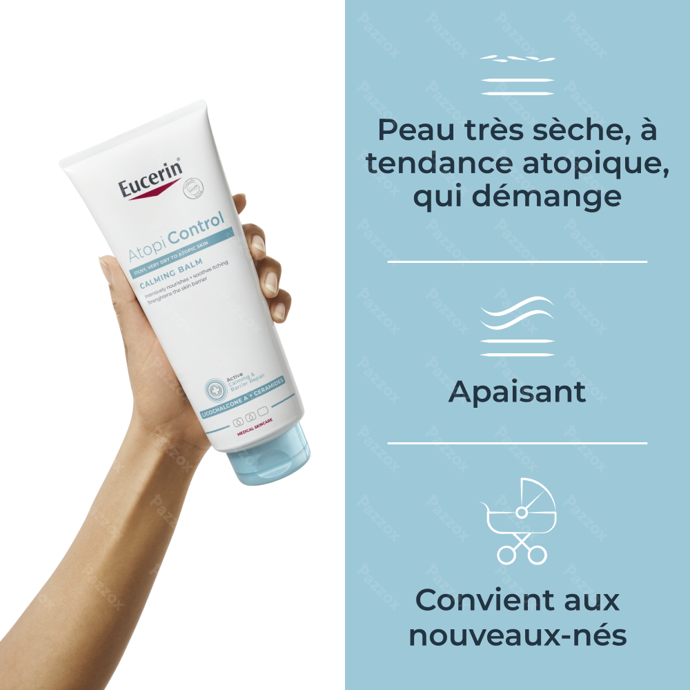 Eucerin AtopiControl Baume Absorption Rapide Peau Très Sèche à tendance Atopique Tube 400ml