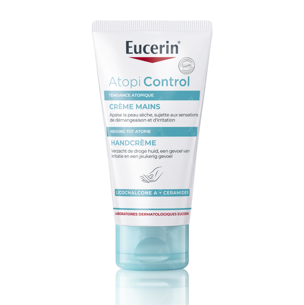 Eucerin AtopiControl Crème Mains Peau Sèche à tendance Atopique Tube 75ml