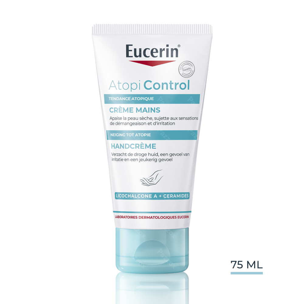Eucerin AtopiControl Crème Mains Peau Sèche à tendance Atopique Tube 75ml