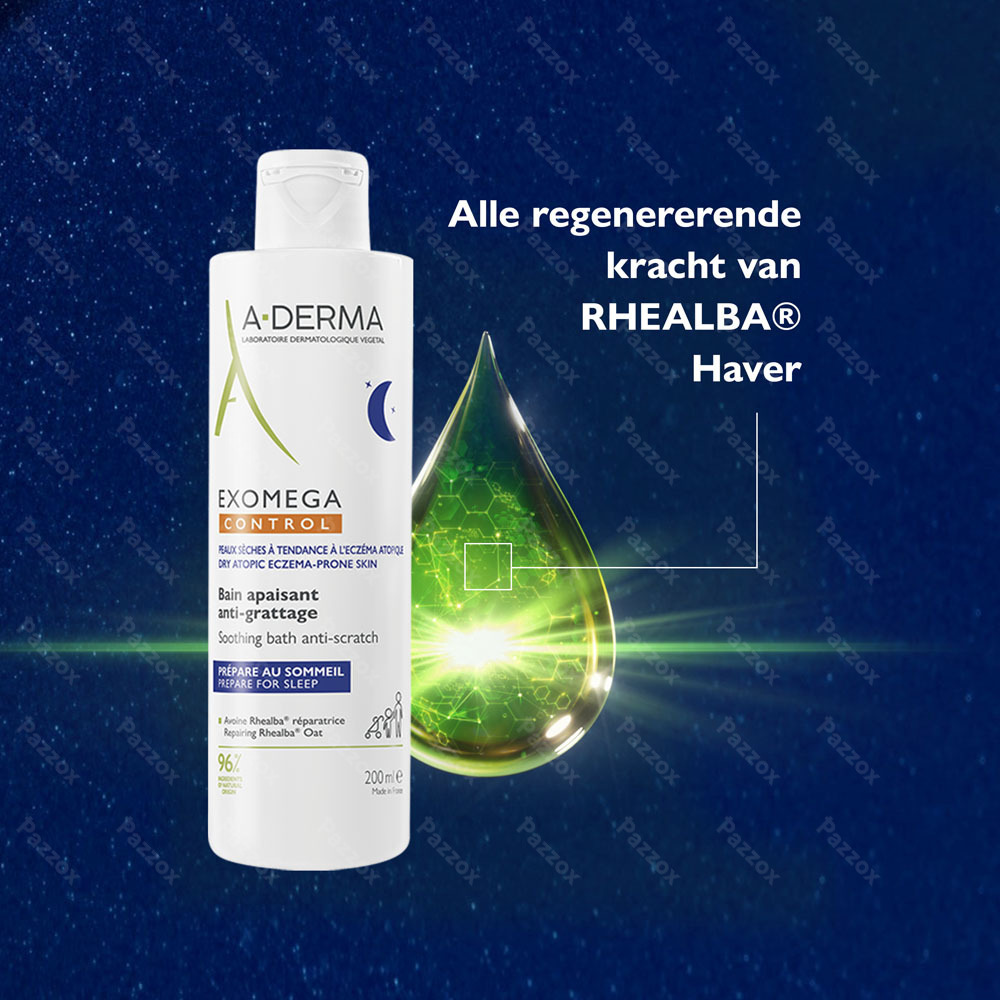 A-Derma ExoMega Control kalmerend Bad Tegen Krabben 200ml