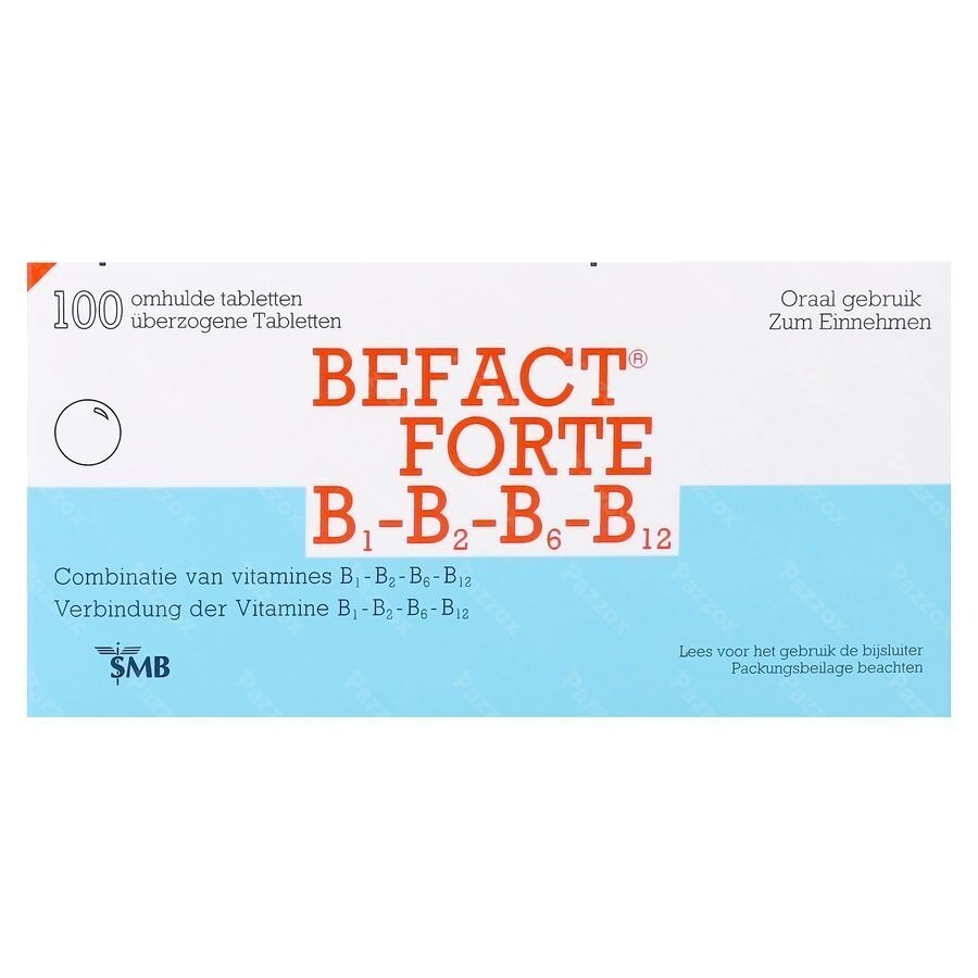 Befact Forte B1-B2-B6-B12 100 Tabletten
