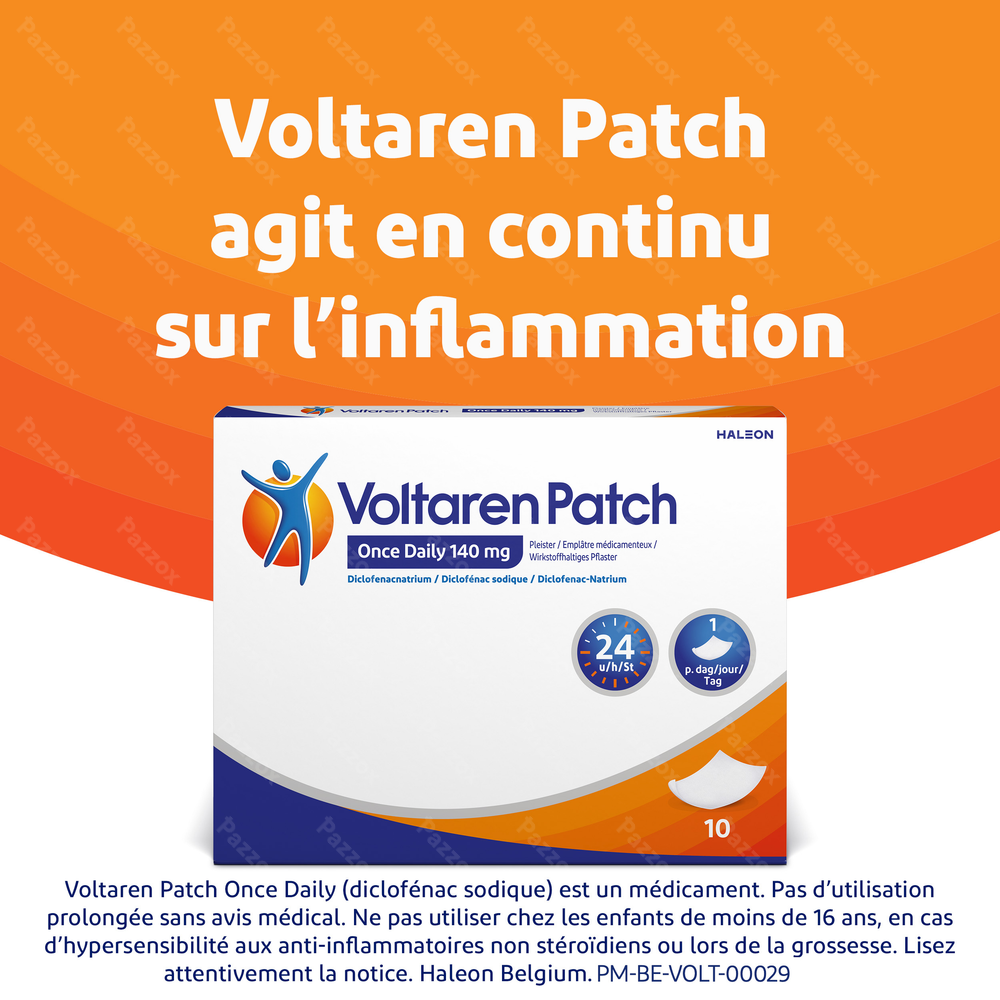 Voltaren Patch 140mg Once Daily 10 Emplatre medicamentaux 