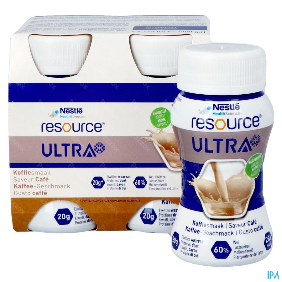 Resource Ultra+ Koffiesmaak 4x125ml Nf