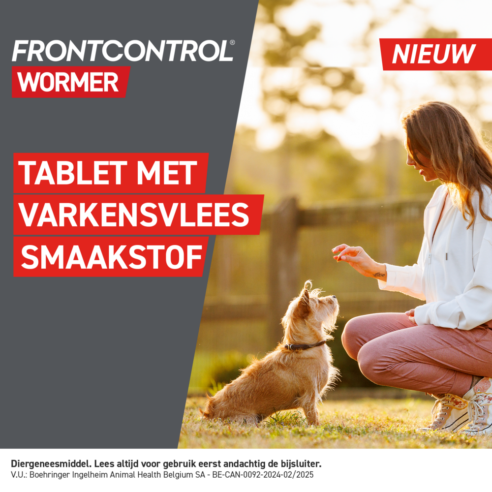 Frontcontrol Wormer XL Honden 2 Tabletten