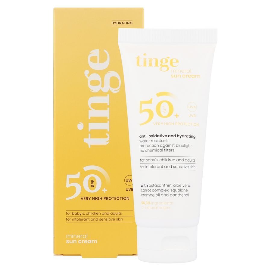 Tinge Crème Solaire Minerale SPF50+ 100ml