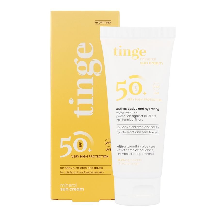 Tinge Crème Solaire Minerale SPF50+ 100ml