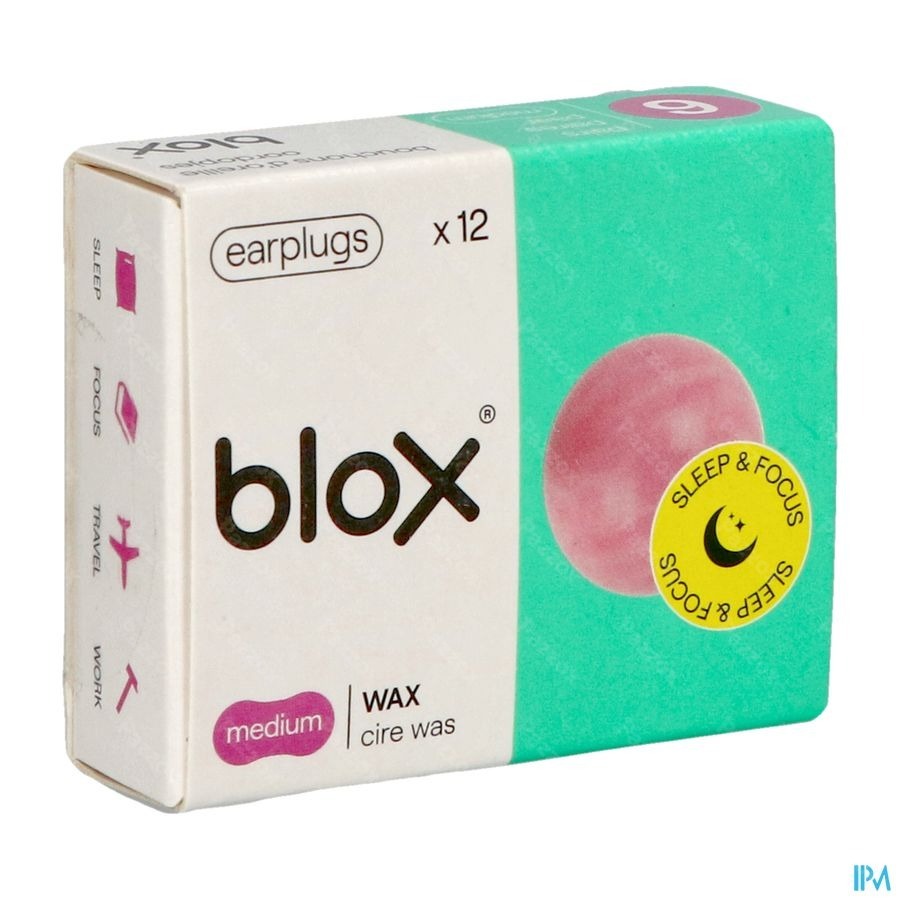 Blox Sleep Cire Bouchon Oreille 6 Paires