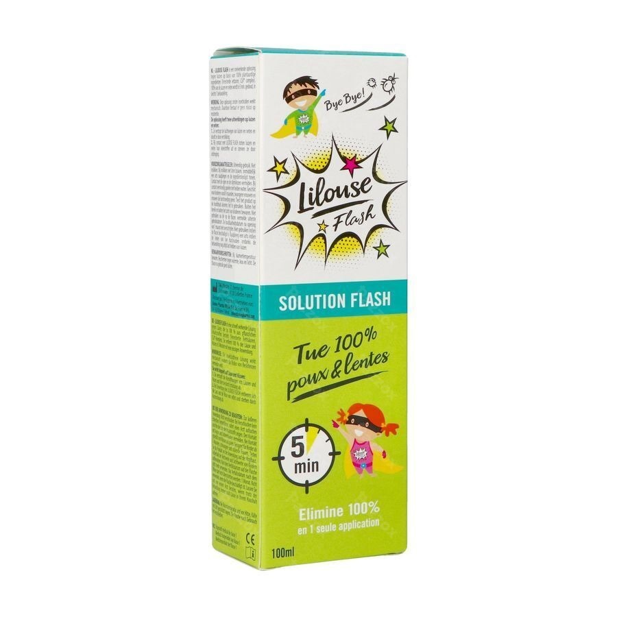 Lilouse Flash Solution A/poux&lentes 100ml