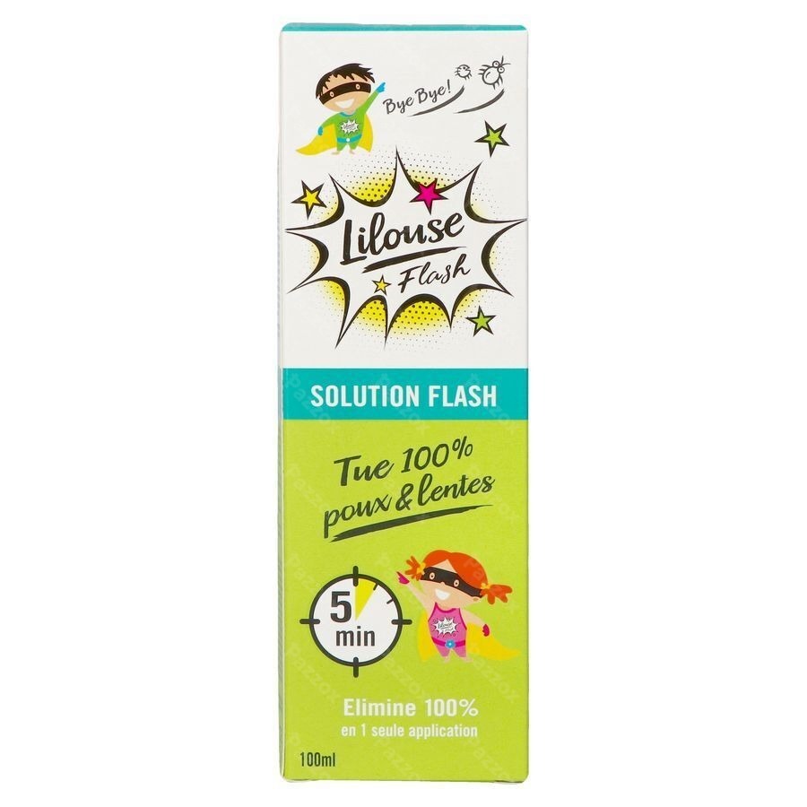 Lilouse Flash Solution A/poux&lentes 100ml