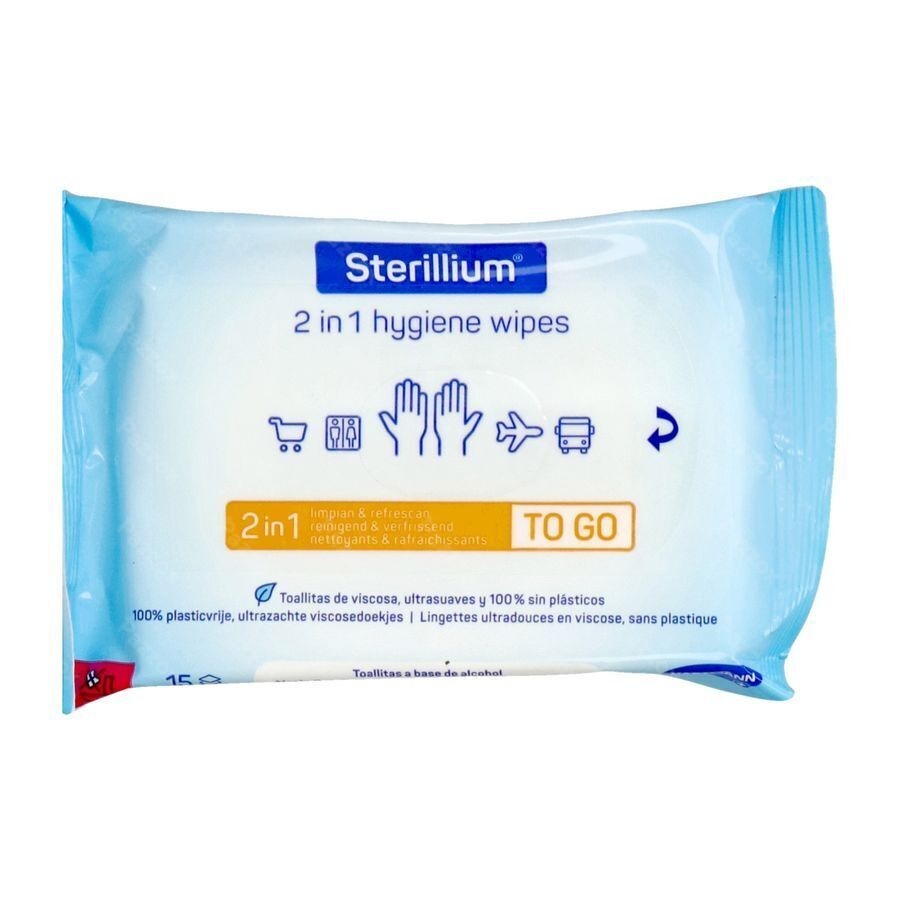 Sterilillium 2-in-1 15 Doekjes