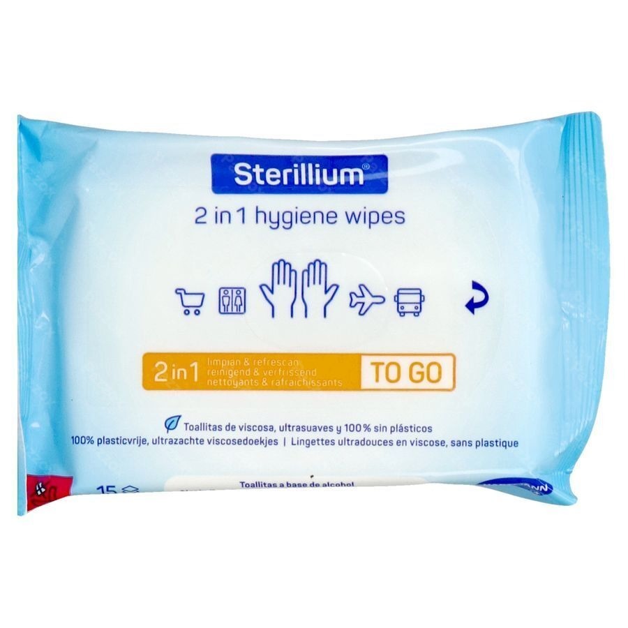 Sterilillium 2-in-1 15 Doekjes