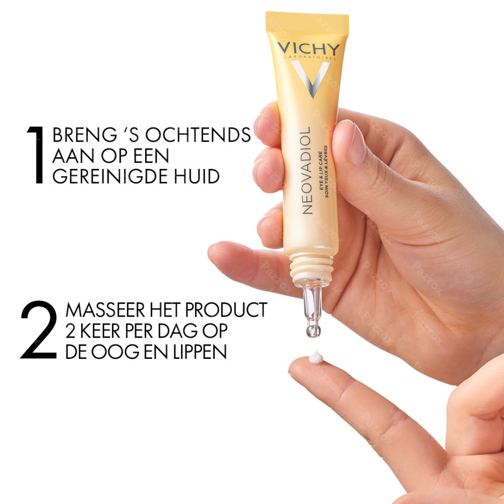 Vichy Neovadiol Oogcrème en Lipverzorging - Tijdens En Na De Menopauze - 15ml
