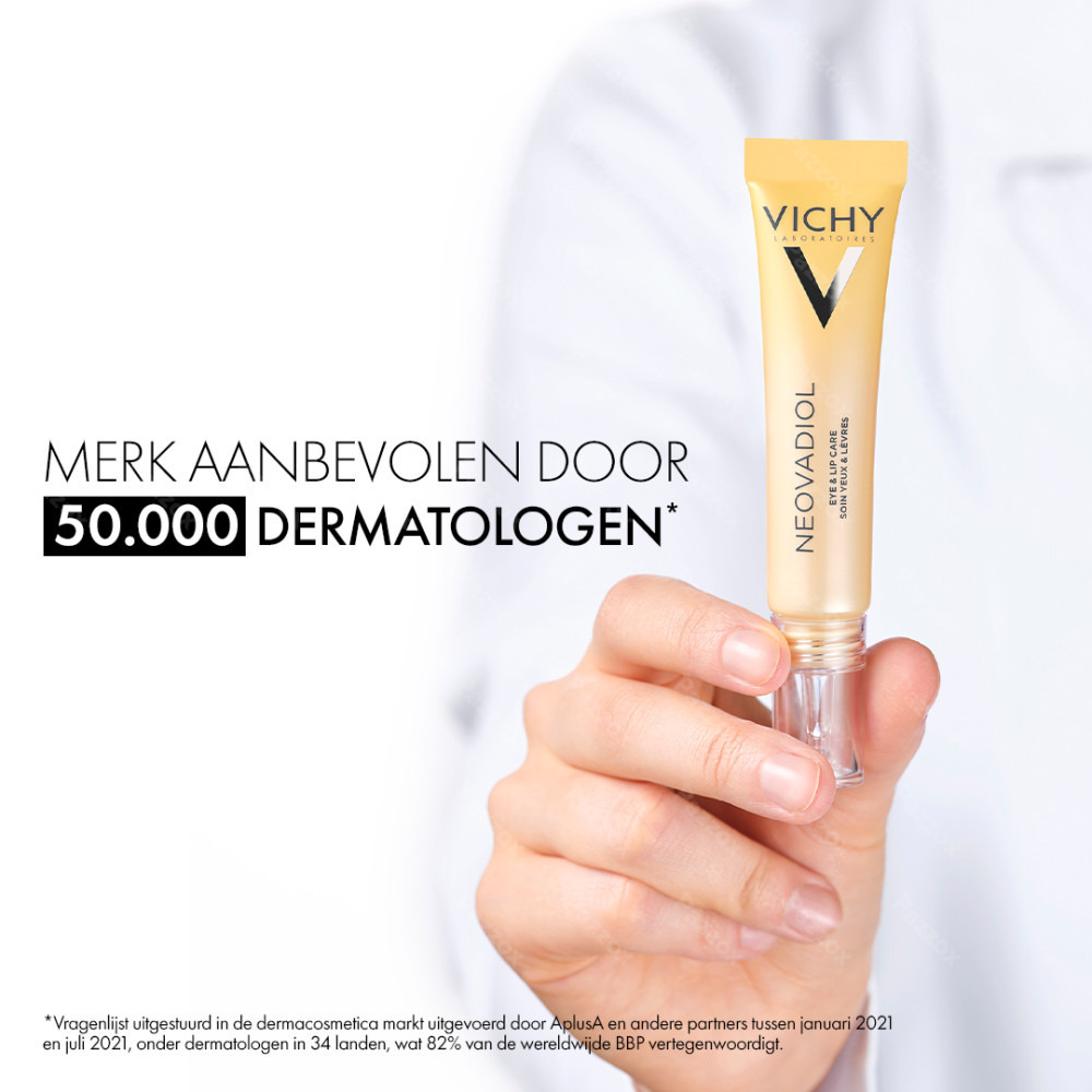 Vichy Neovadiol Oogcrème en Lipverzorging - Tijdens En Na De Menopauze - 15ml
