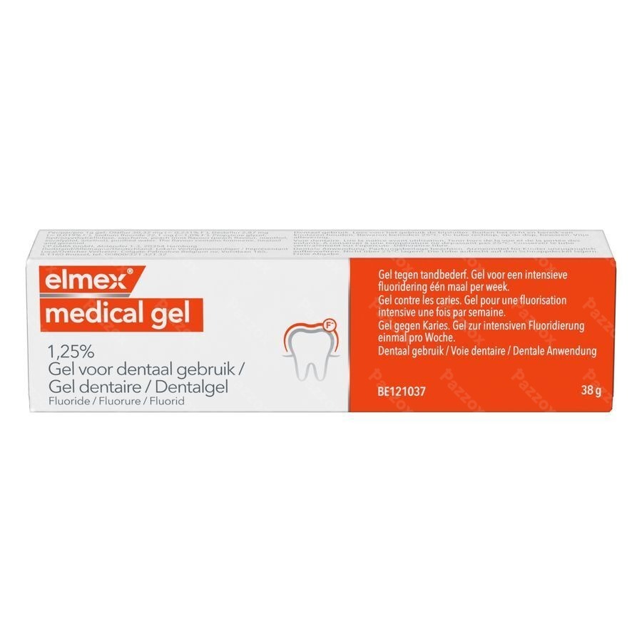 Elmex Medical Gel Dentaire 1,25% Tube 38g 