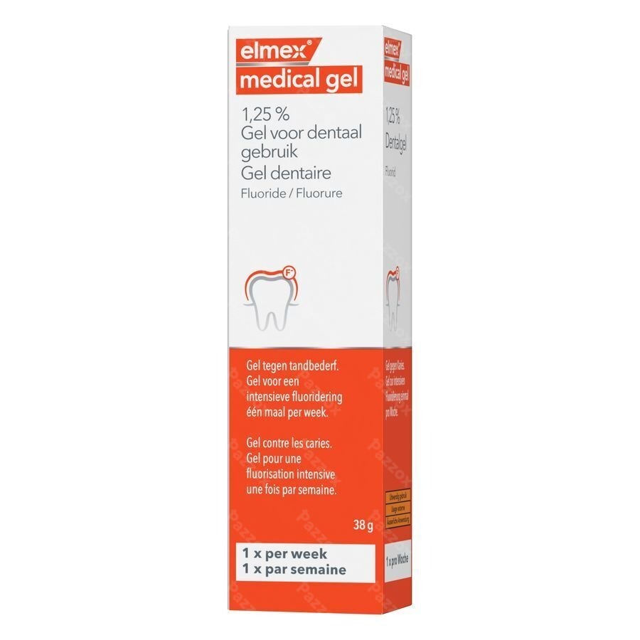 Elmex Medical Gel Dentaire 1,25% Tube 38g 
