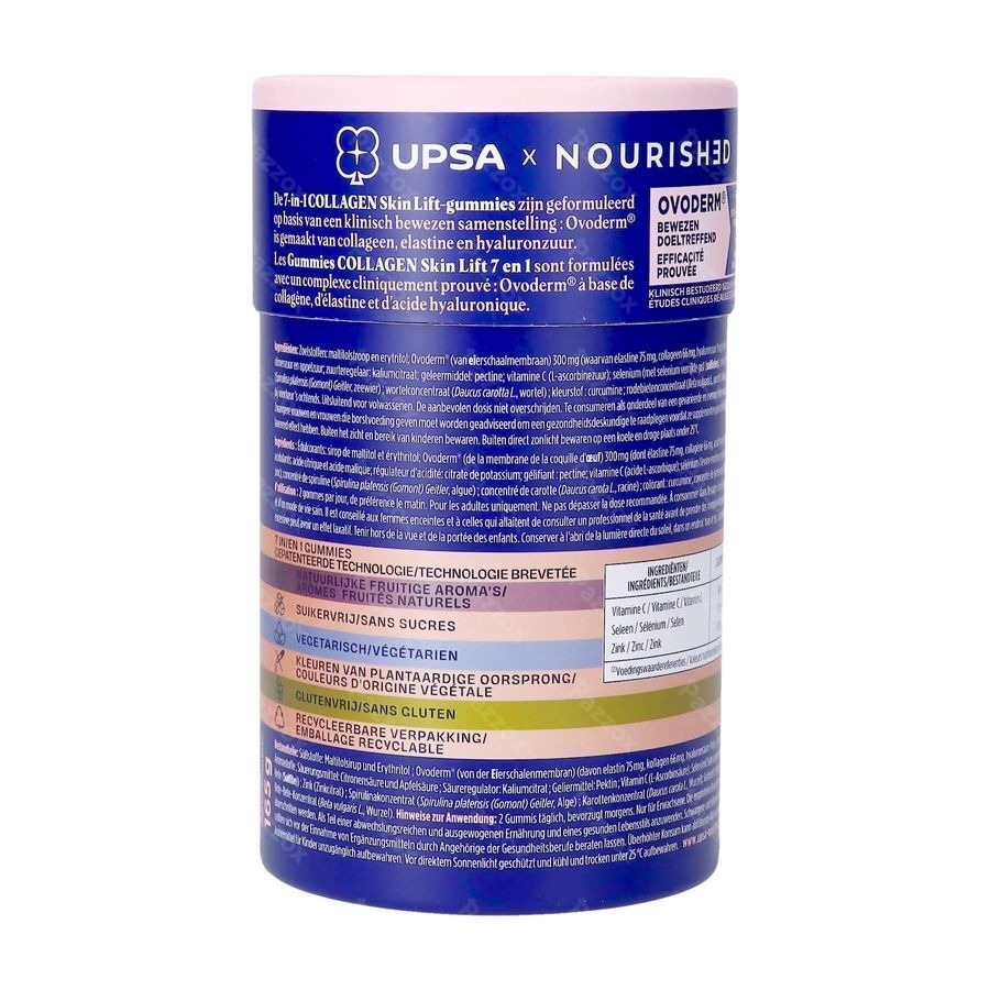 Upsa Nourished Collagen Skin Lift Gommes 30