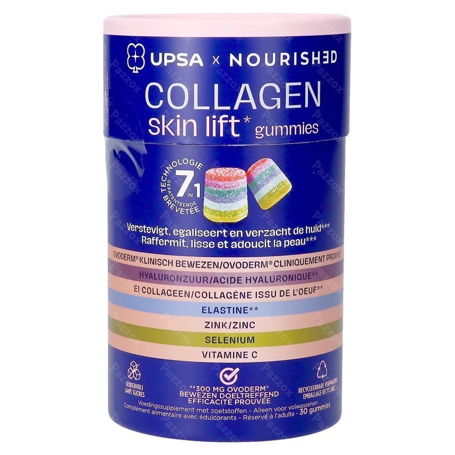 Upsa Nourished Collagen Skin Lift Gommes 30