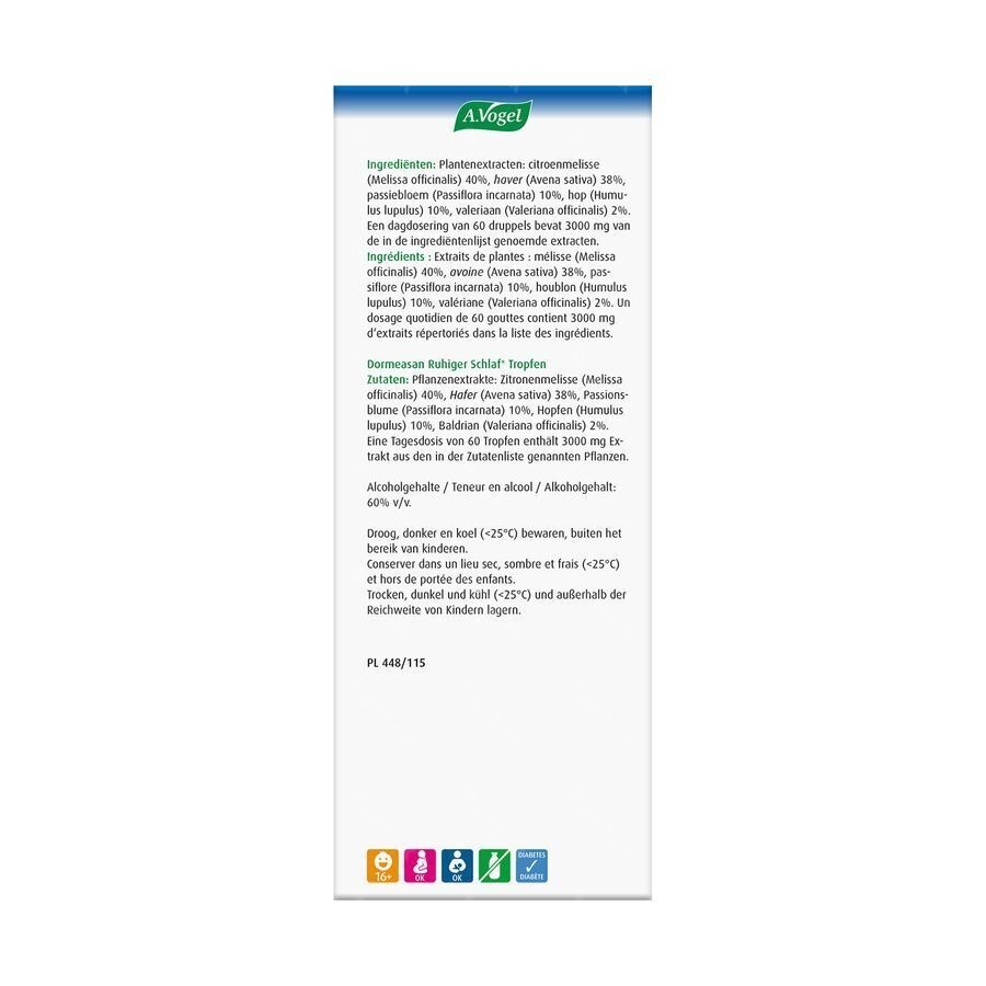 A.Vogel Dormeasan Sommeil De Qualite Gouttes 100ml