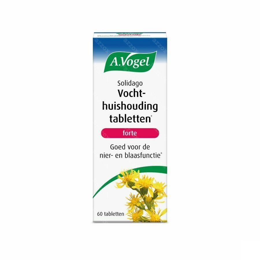A.Vogel Solidago Vochthuishouding Tabletten Forte 60 Stuks