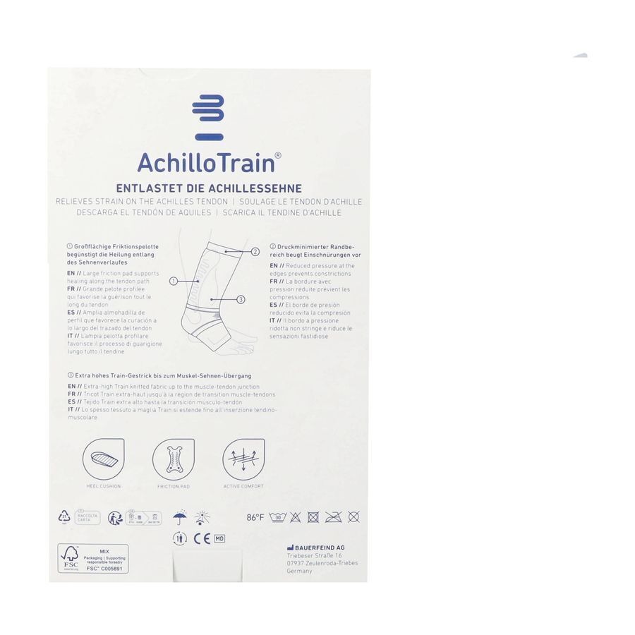 Achillotrain Chevillere Noir T3