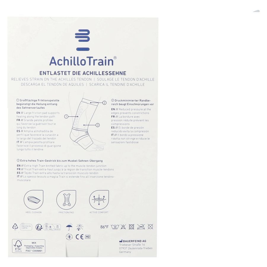Achillotrain Chevillere Noir T3