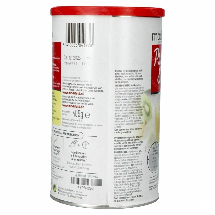 Modifast Protein Shape Vanilla Pudding 405g