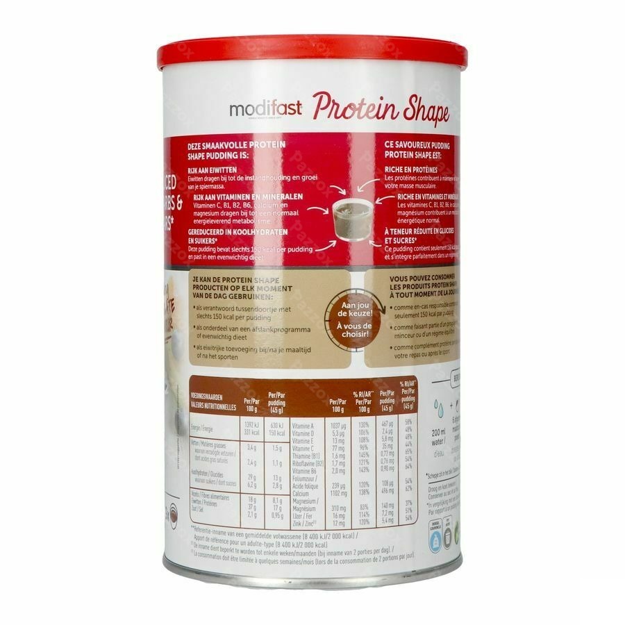 Modifast Protein Shape Pudding Chocolade 405g
