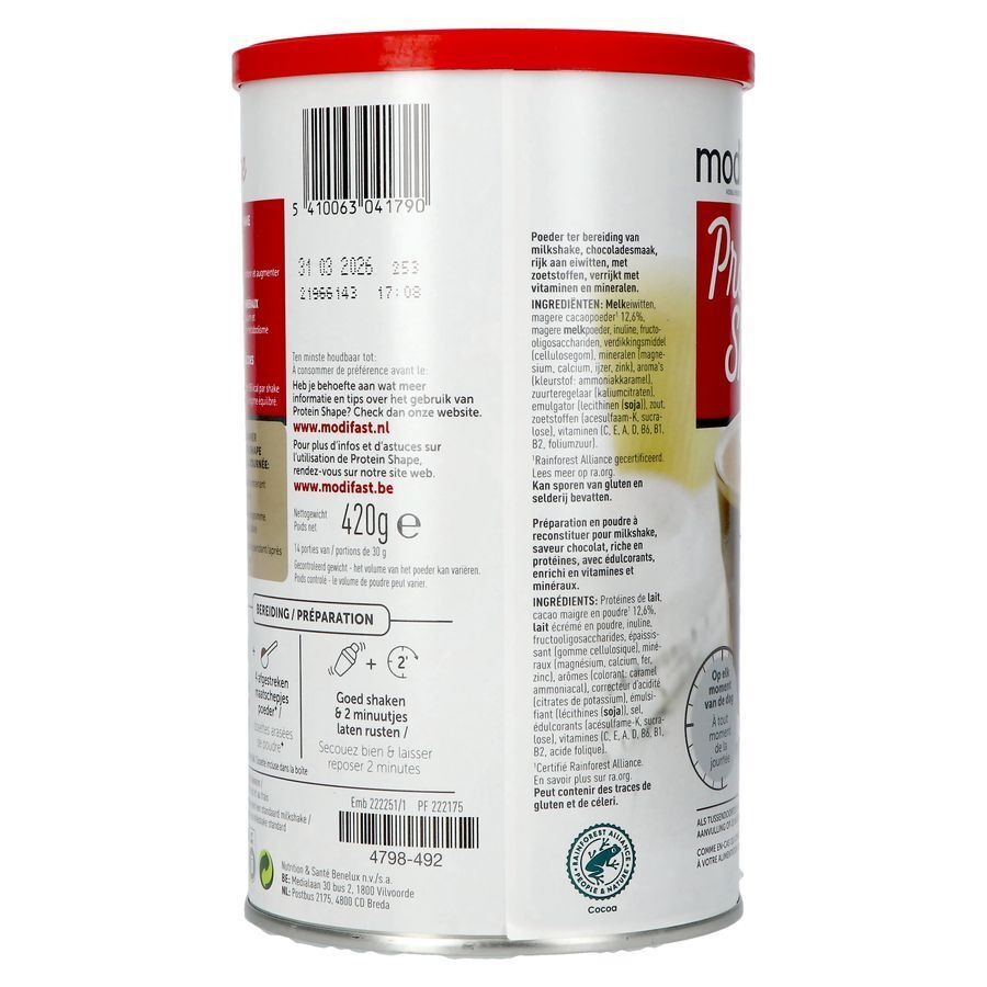 Modifast Protein Shape Chocolate Milkshake 420g