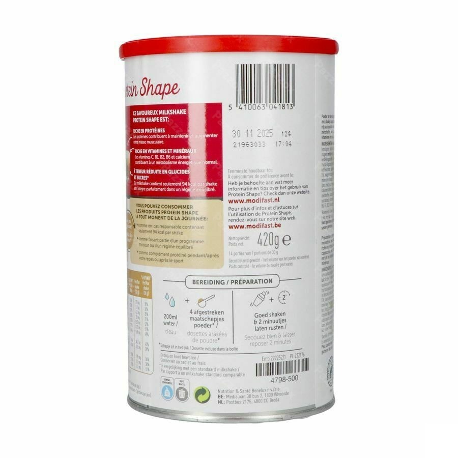 Modifast Protein Shape Cappuccino Milkshake 420g