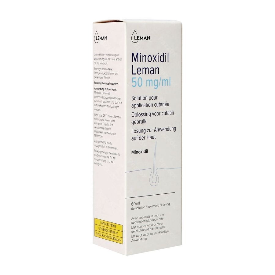 Minoxidil Leman 50mg/ml Opl Cutaan Gebruik 60ml