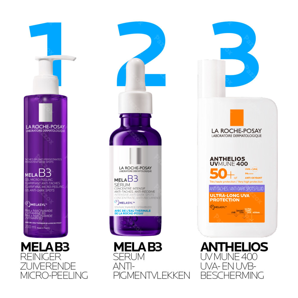 La Roche-Posay Anthelios UVMUNE 400 Anti-Pigmentvlekken Onzichtbare Zonnebrand Fluïde SPF50+ - 50ml