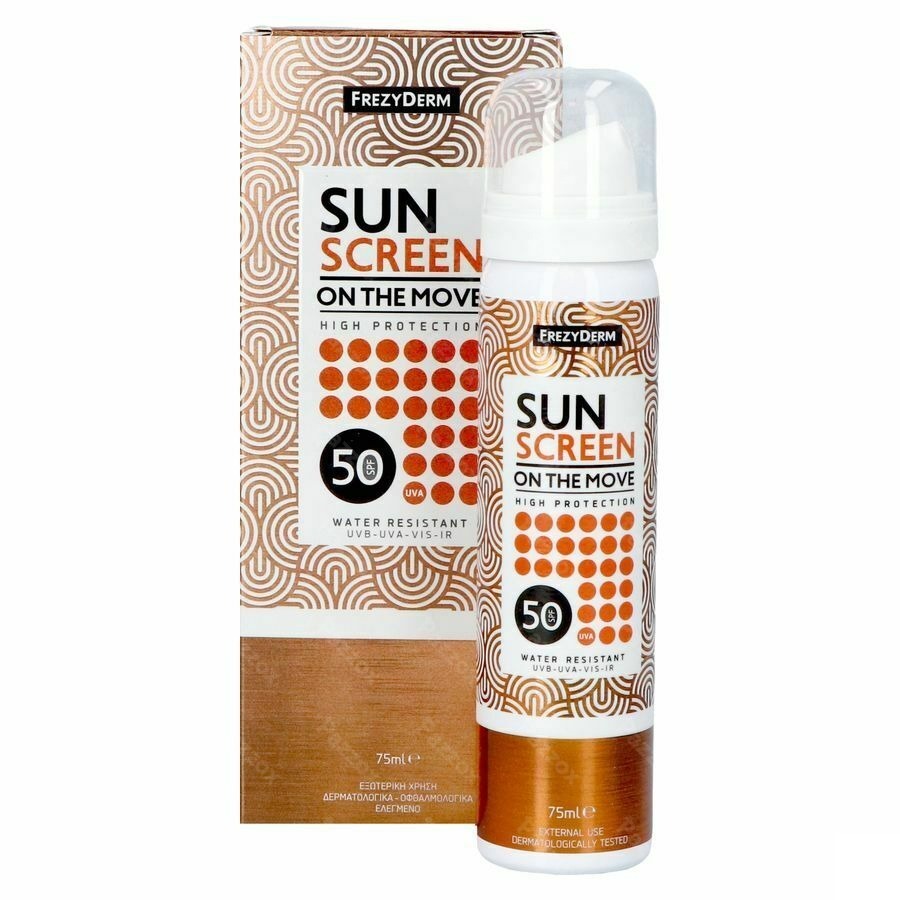 Frezyderm Sunscreen Mist Onthemovespray Spf50 75ml