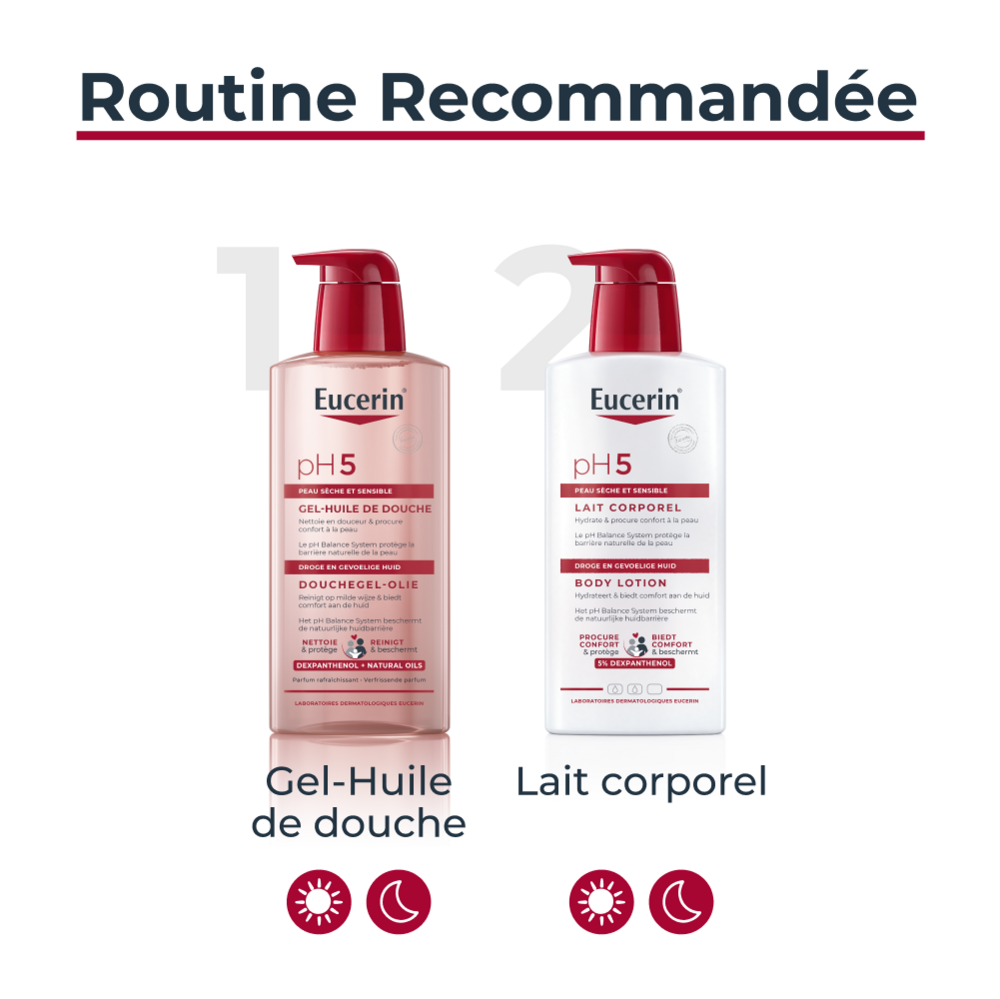 Eucerin pH5 Gel-Huile de Douche Peau Sèche et Sensible 400ml