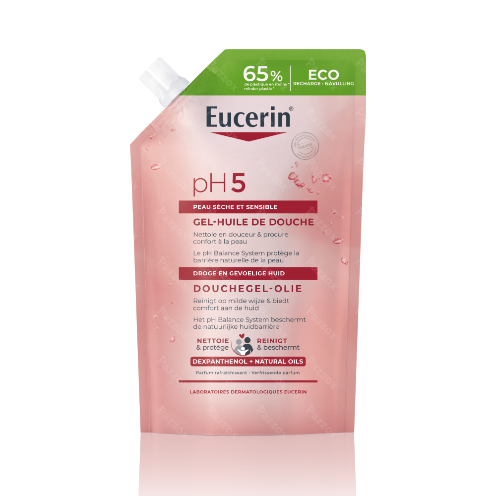 Eucerin pH5 Douchegel-Olie Droge en Gevoelige Huid Navulling 400ml