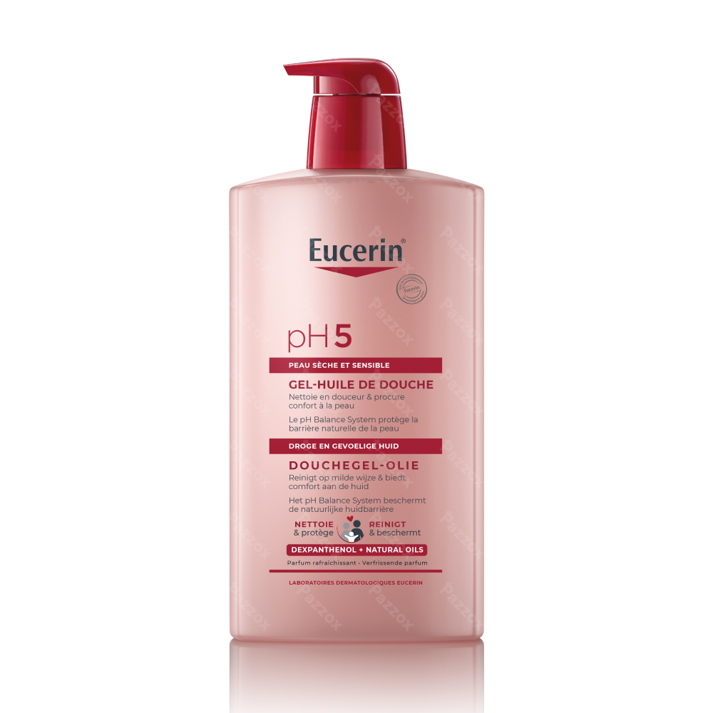 Eucerin pH5 Douchegel-Olie Droge en Gevoelige Huid 1000ml