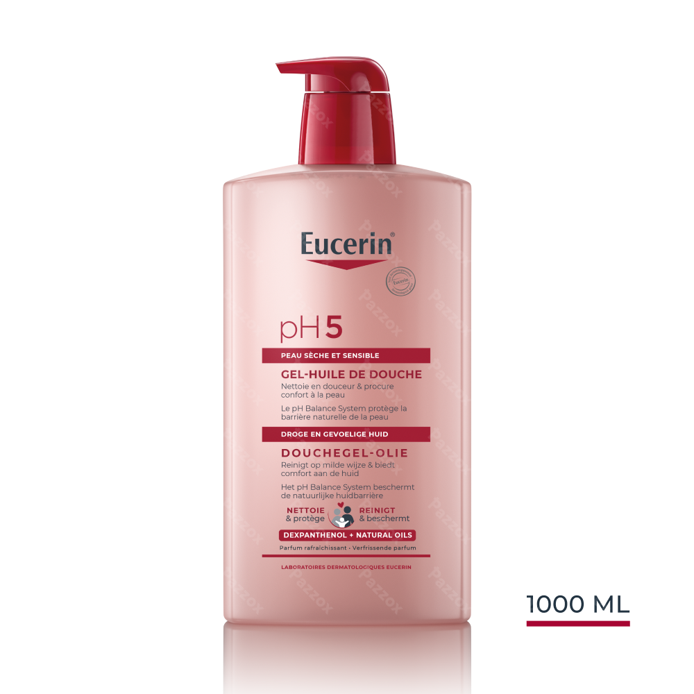 Eucerin pH5 Douchegel-Olie Droge en Gevoelige Huid 1000ml